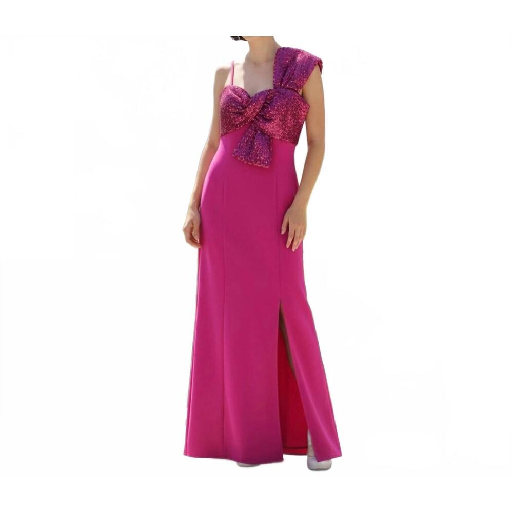 NEW MORGAN & CO. elegant evening dress in pink